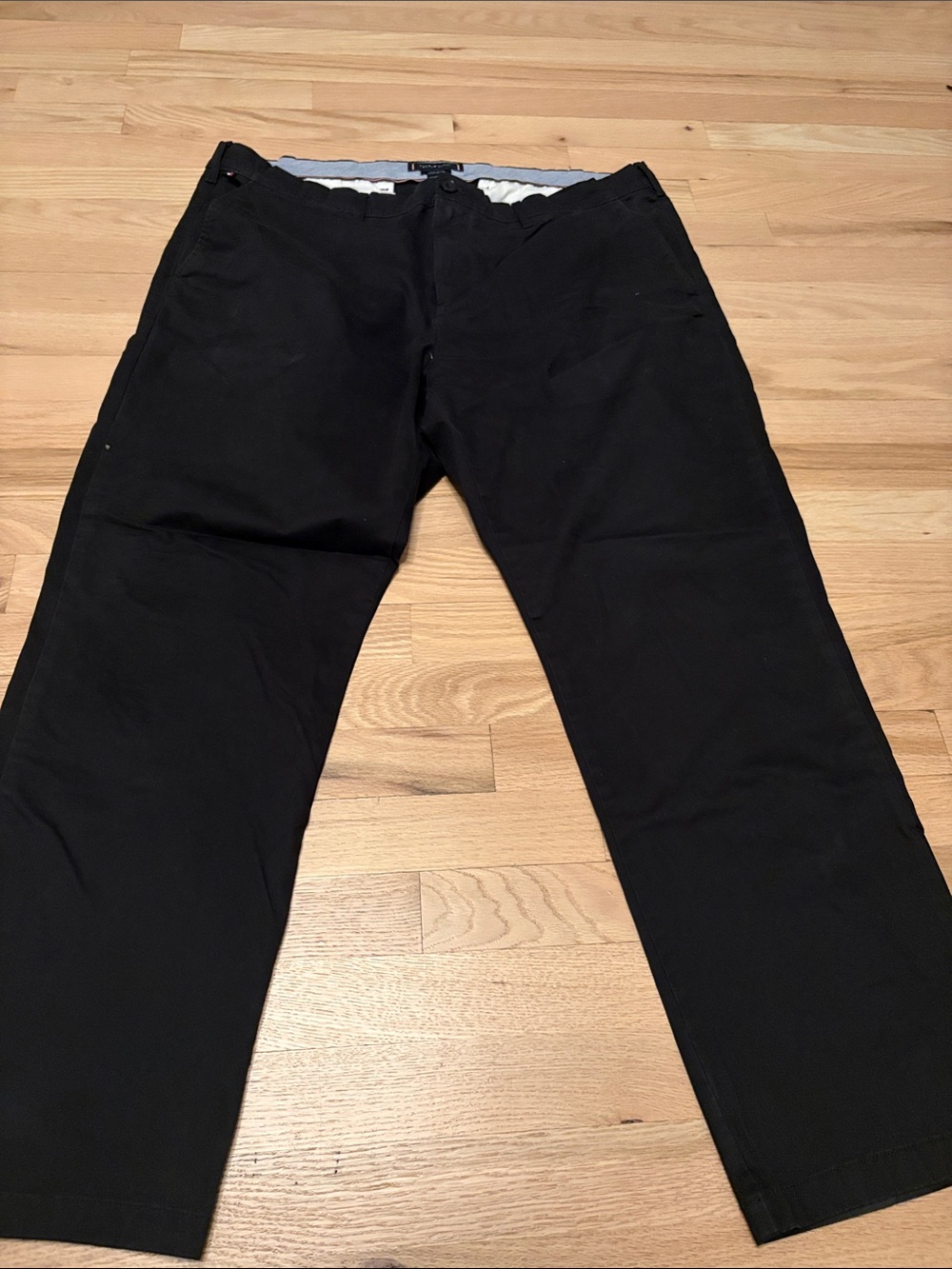 Tommy Hilfiger Men's Straight Black Pants